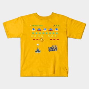 Retro Space Arcade Video Game Kids T-Shirt